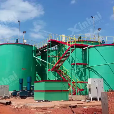 copper leaching agitation tank