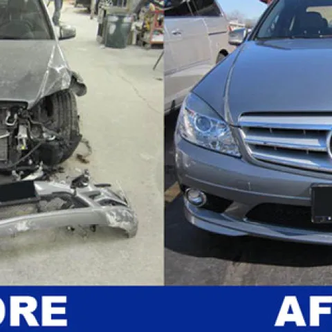 Mercedes-Benz Accident Repair, Panel Beating & Spray Painting in Lusaka, Zambia