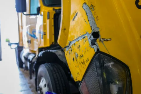Expert Tipper Truck Panel Beating, Collision Repair & Spray Painting in Lusaka, Zambia