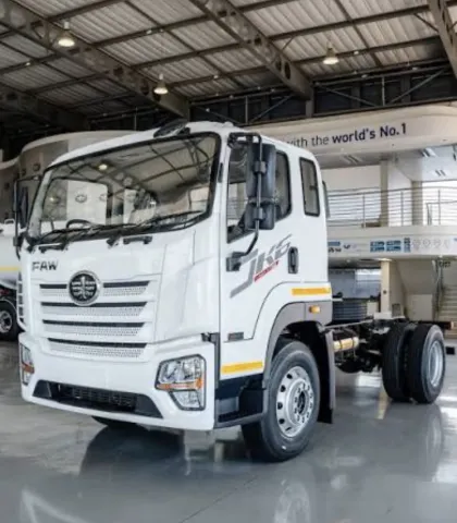 FAW Truck Panel Beating In Lusaka , Zambia 