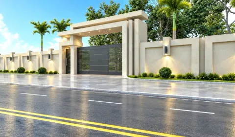 Modern gate designs in Lusaka, Zambia